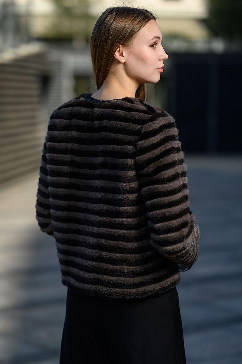 Жакет из норки фото