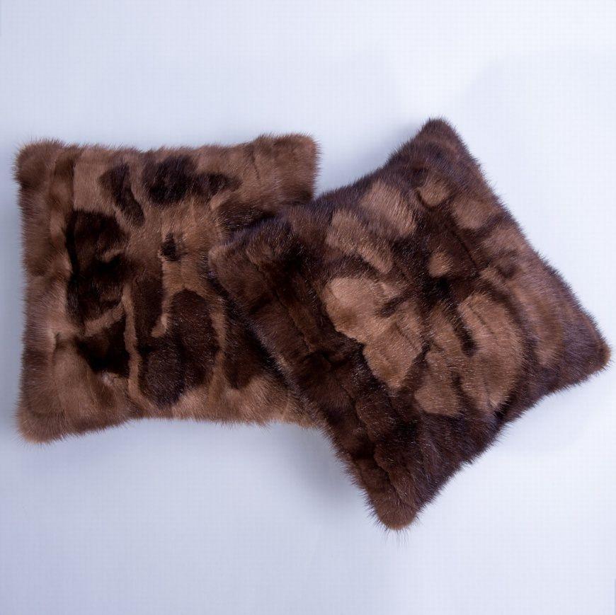 подушка из  норки фото