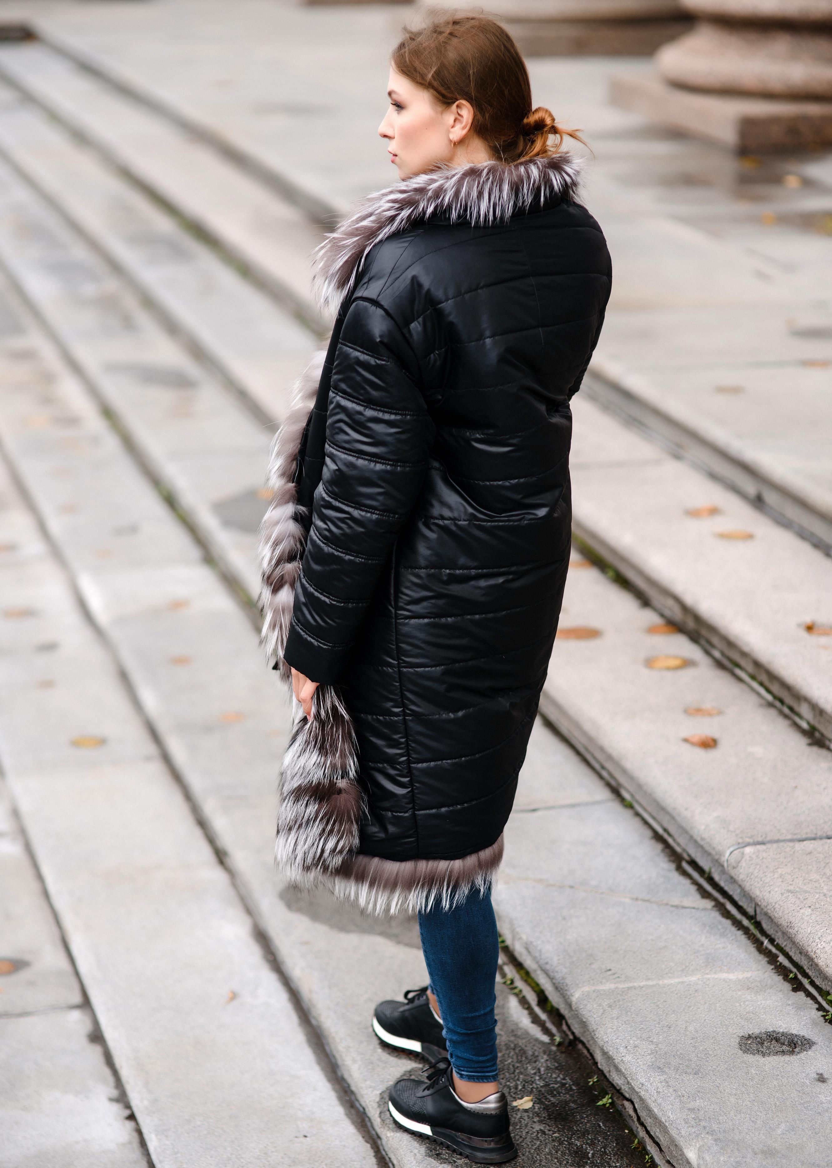 Трансформер ( пихора + жилет из чернобурки) фото