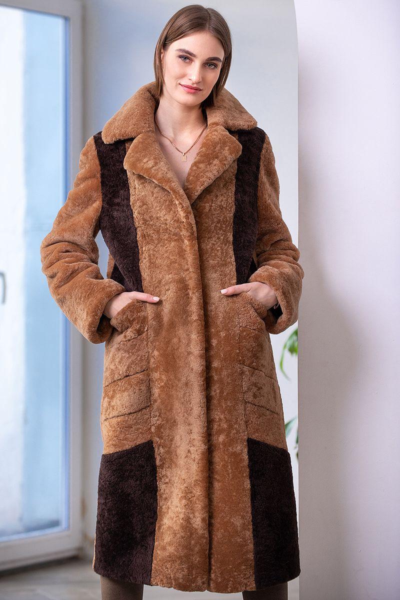 Пальто из овчины фото