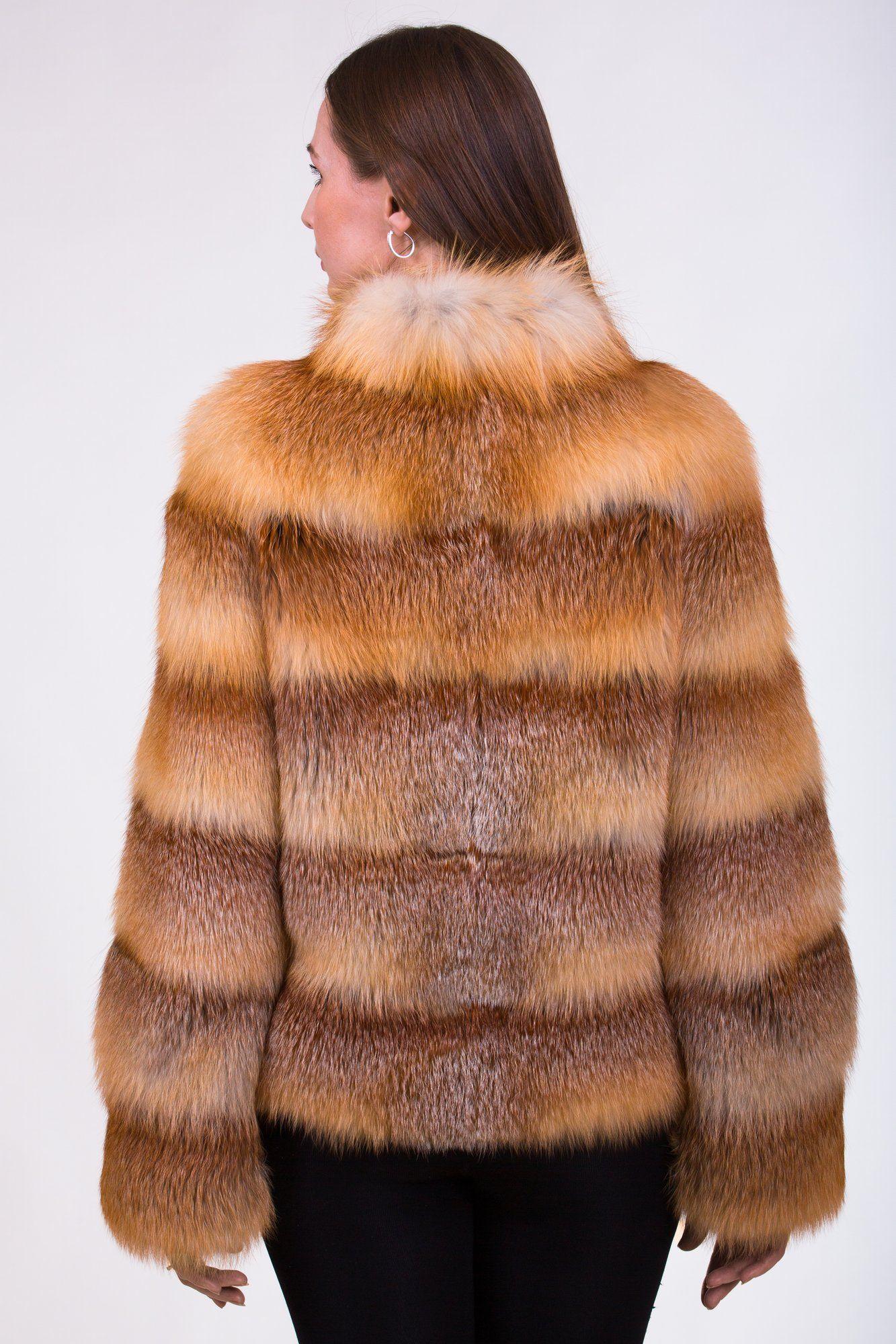 Куртка  женская из меха лисы фото