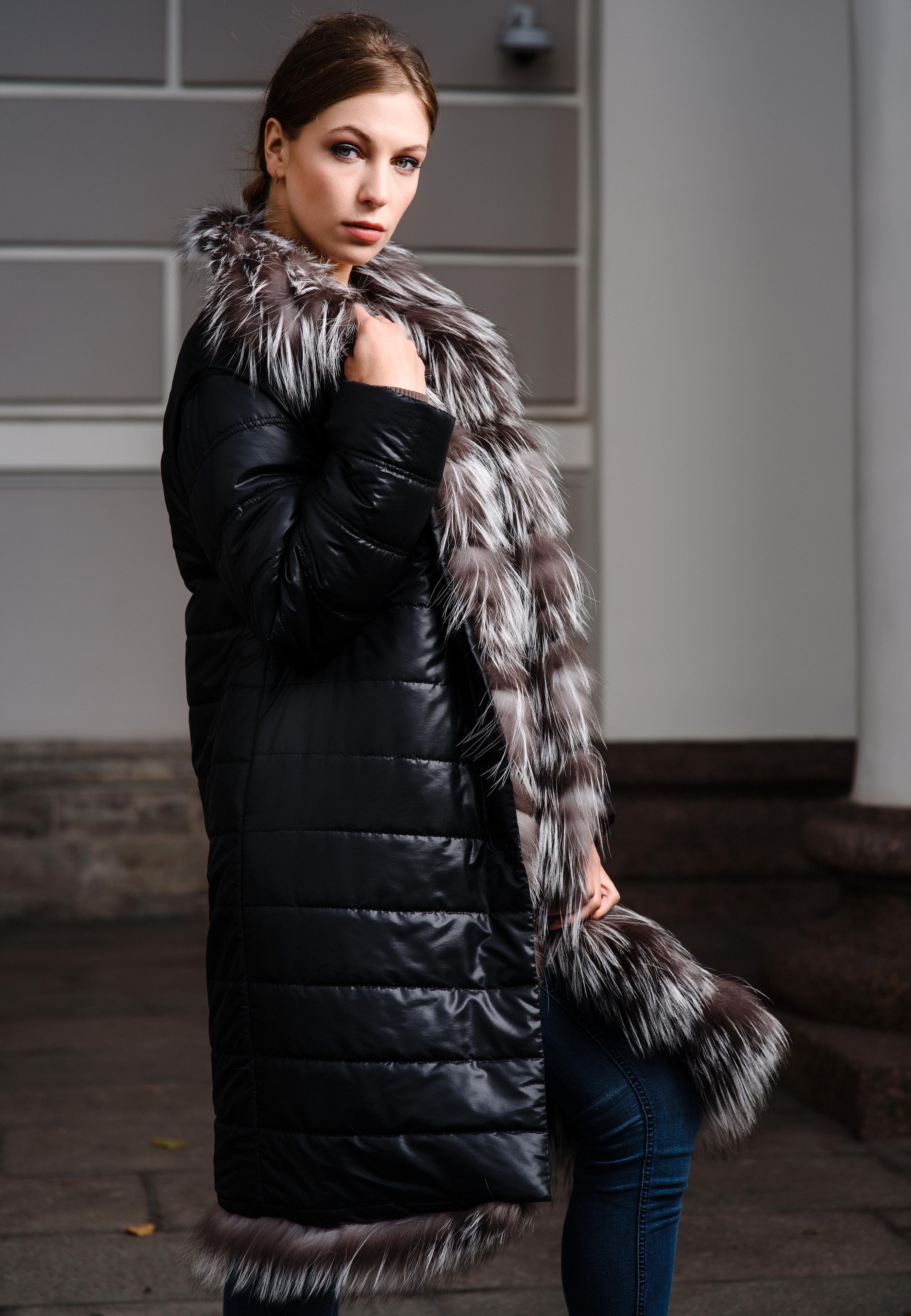 Трансформер ( пихора + жилет из чернобурки) фото