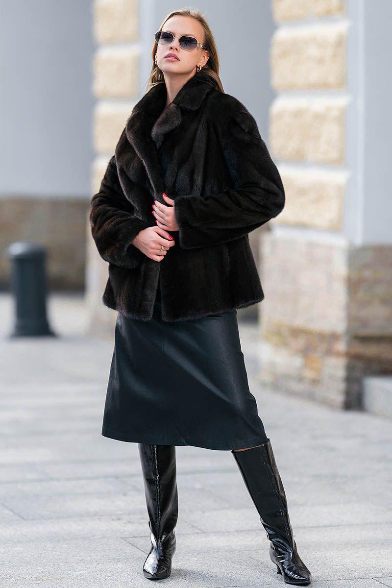 Норковая шуба фото