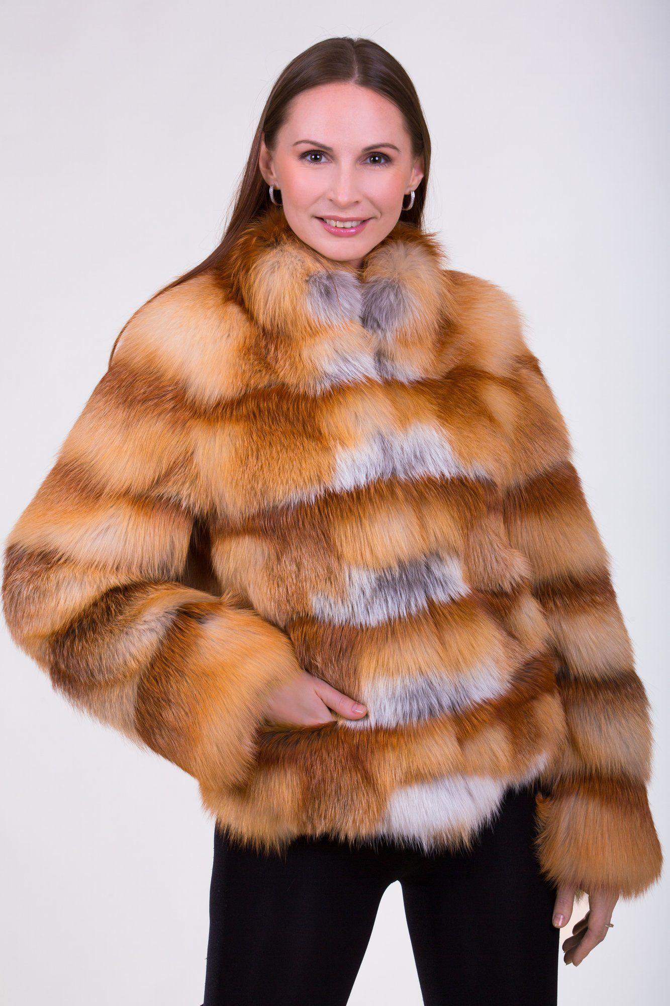Куртка  женская из меха лисы фото