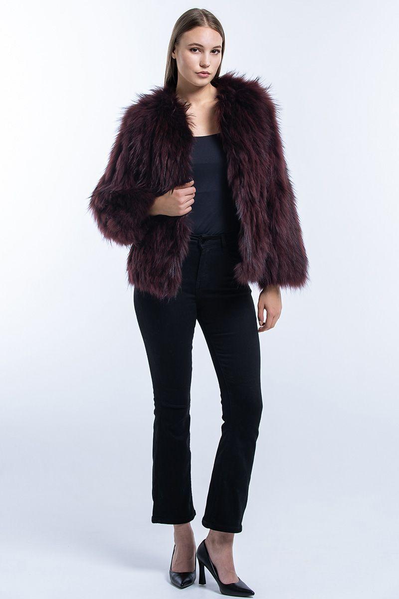 Куртка женская из лисы фото