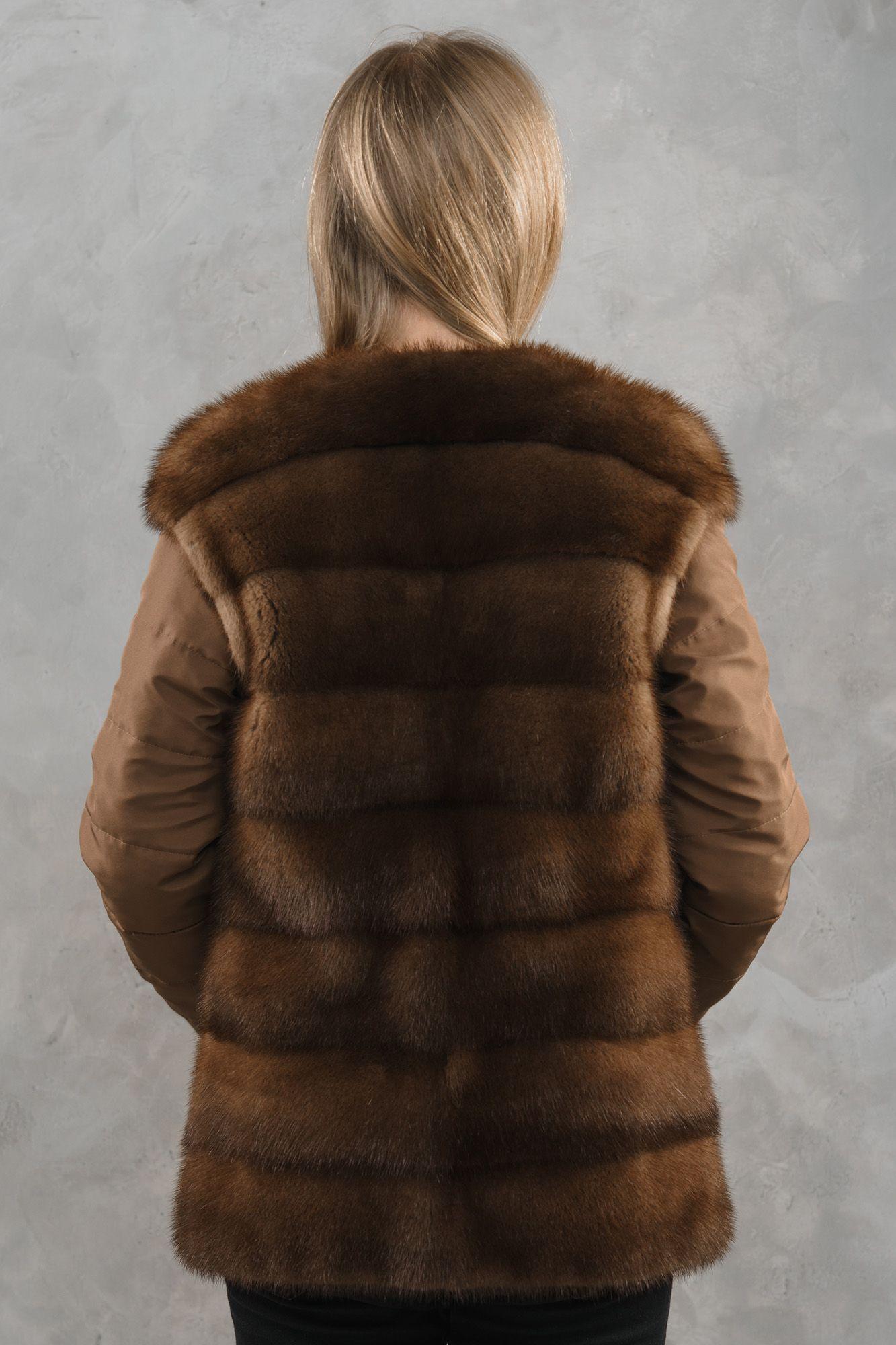 Трансформер( куртка из норки + жилет) фото