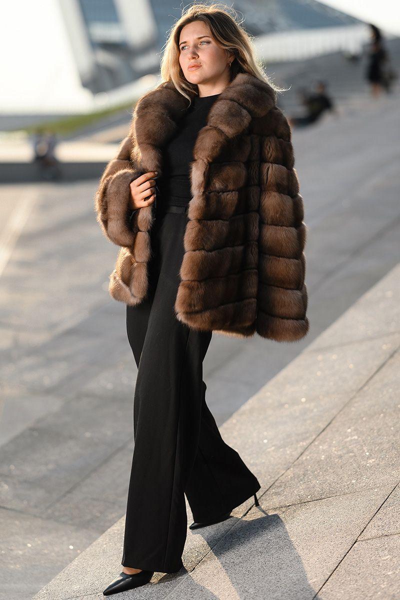 Шуба из соболя фото
